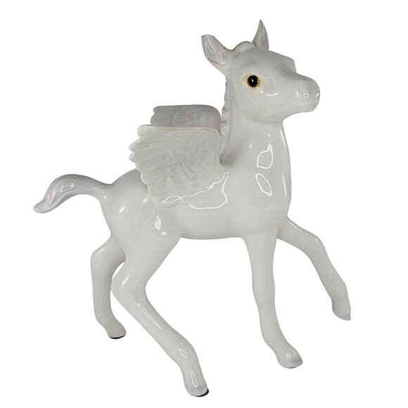 Vintage Freeman McFarlin Hagen Renaker Pegasus Foal Standing Figurine Rare *FLAW - Picture 1 of 13
